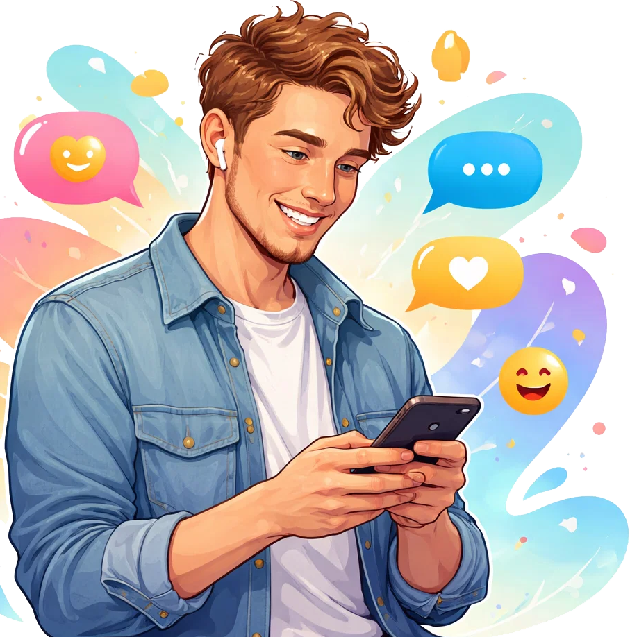 पुरुष के साथ ऑनलाइन डेटिंग